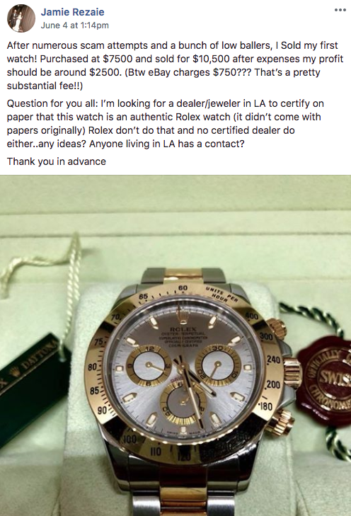 Jamie Rolex CS