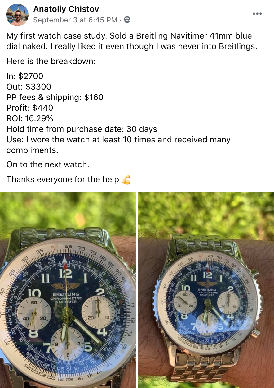 Anthony - Breitling Navitimer