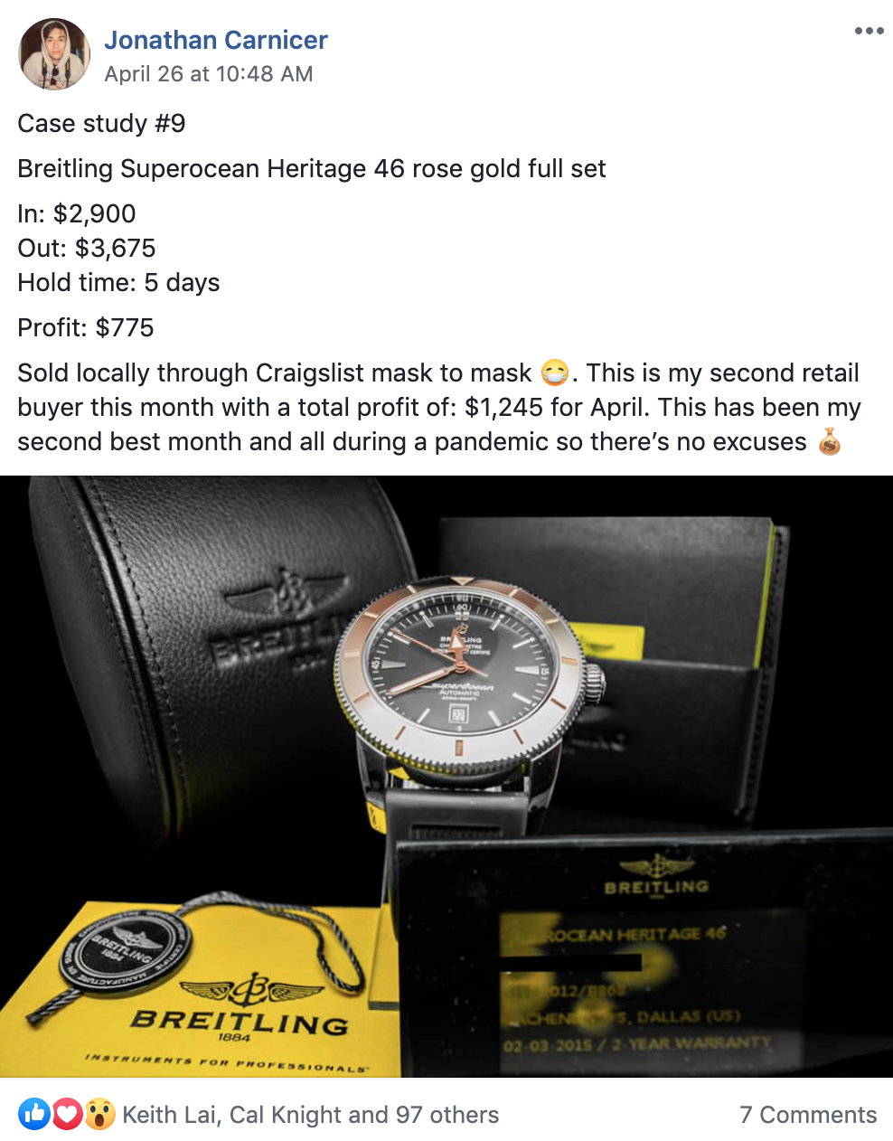 Jonathan - Breitling CS