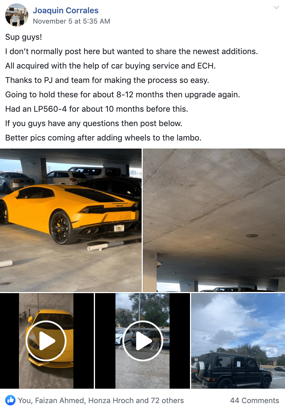 Joaquin - Lamborghini Huracan