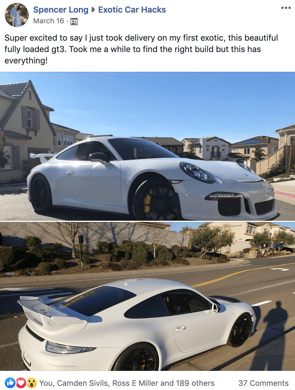 Spencer - Porsche GT3