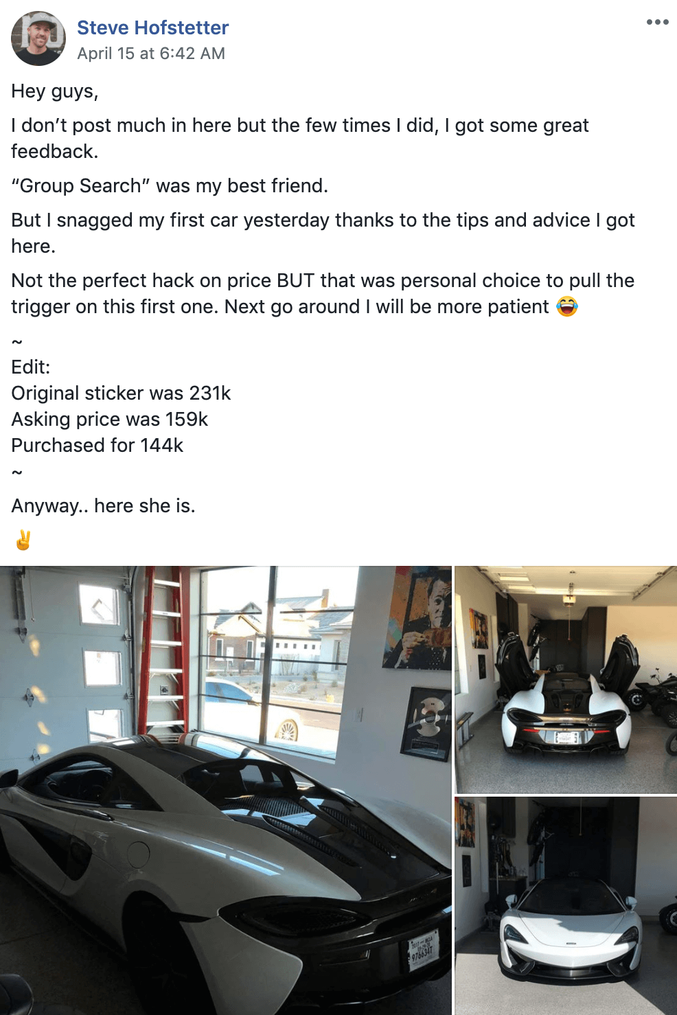 Steve - McLaren 570S