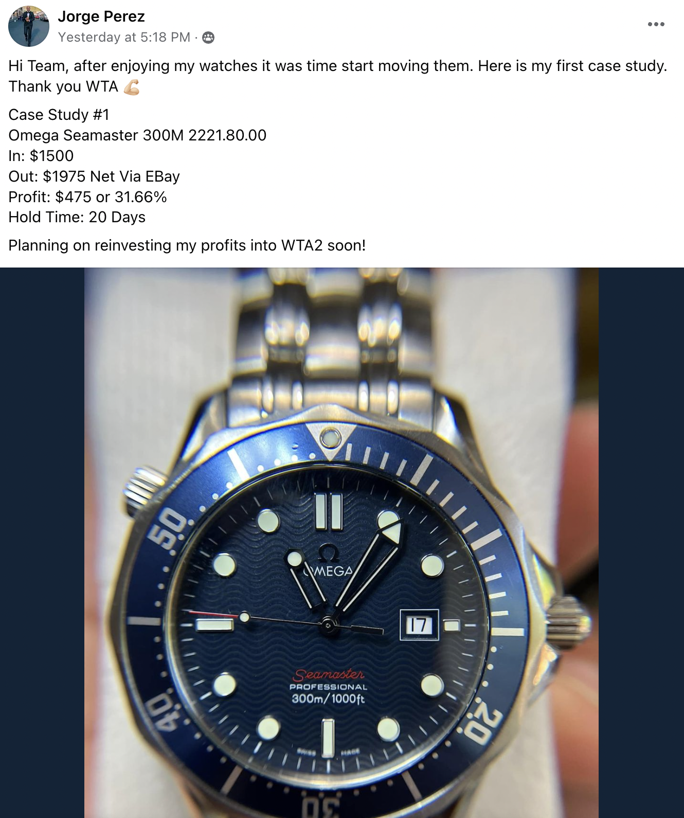 Jorge - Omega Seamaster CS