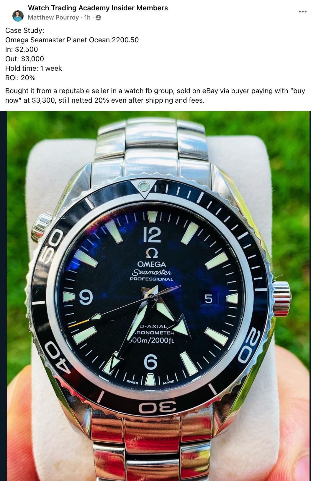 Matthew - Omega seamaster CS