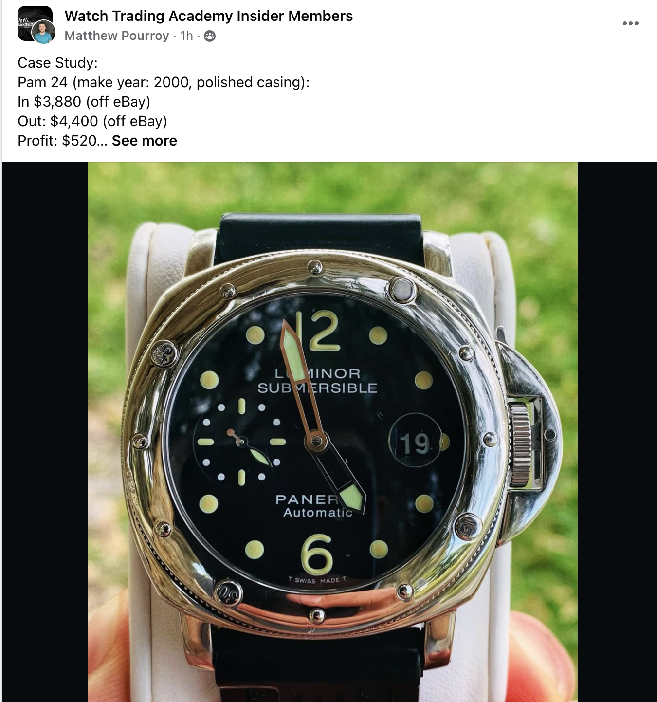 Matthew - Panerai 24 CS