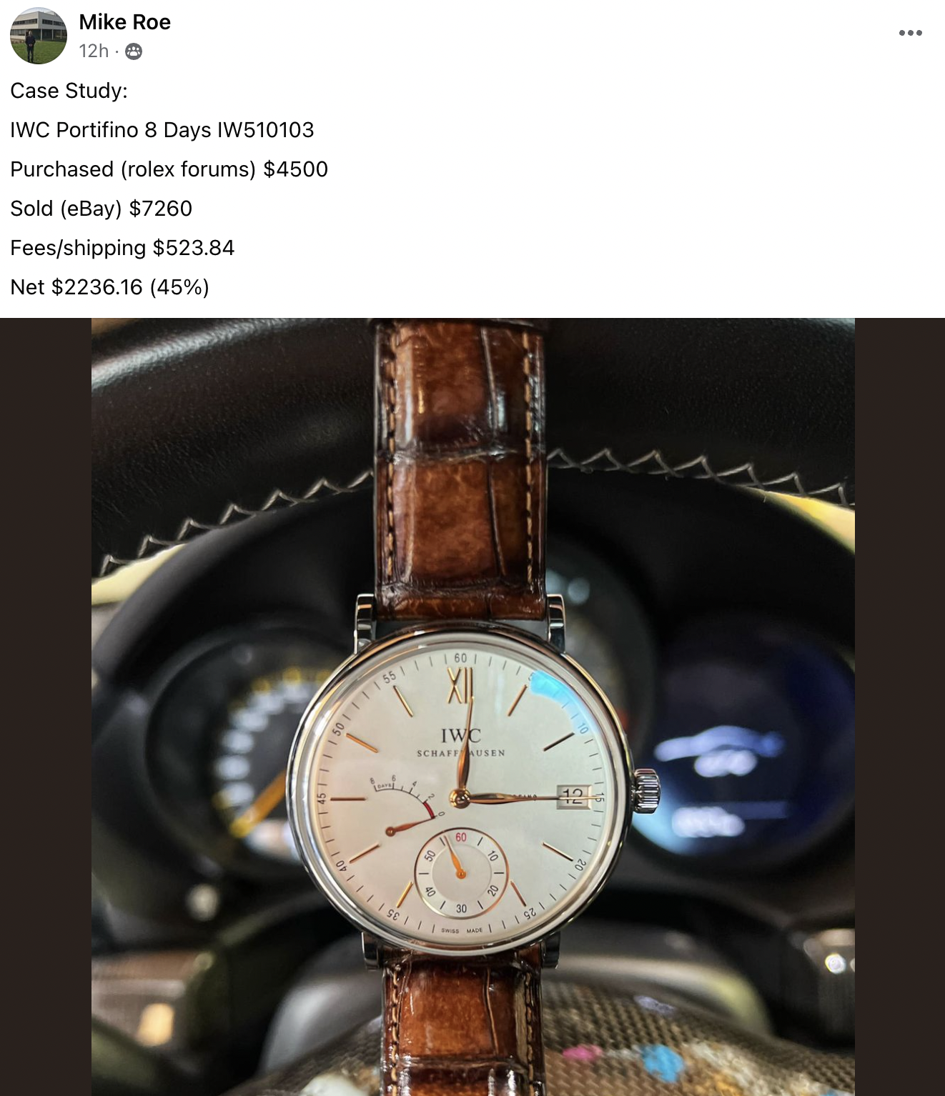 Mike - IWC Portifino CS