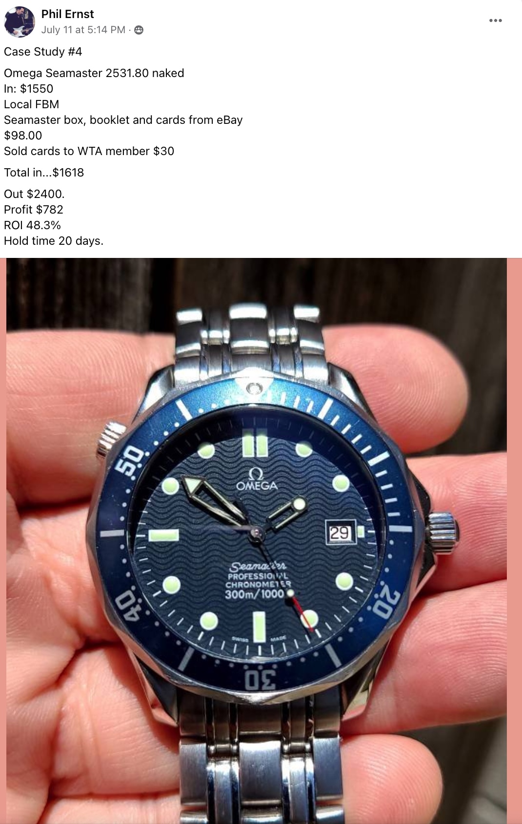 Phil Ernst - Omega Seamaster CS