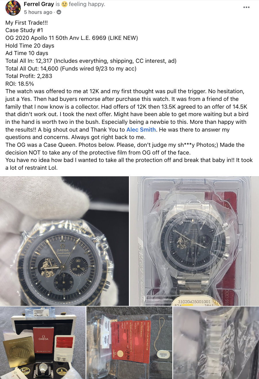 Ferrel - Omega Speedmaster Apollo CS